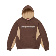 Supreme Division Hooded Sweatshirt Brown - 24FW