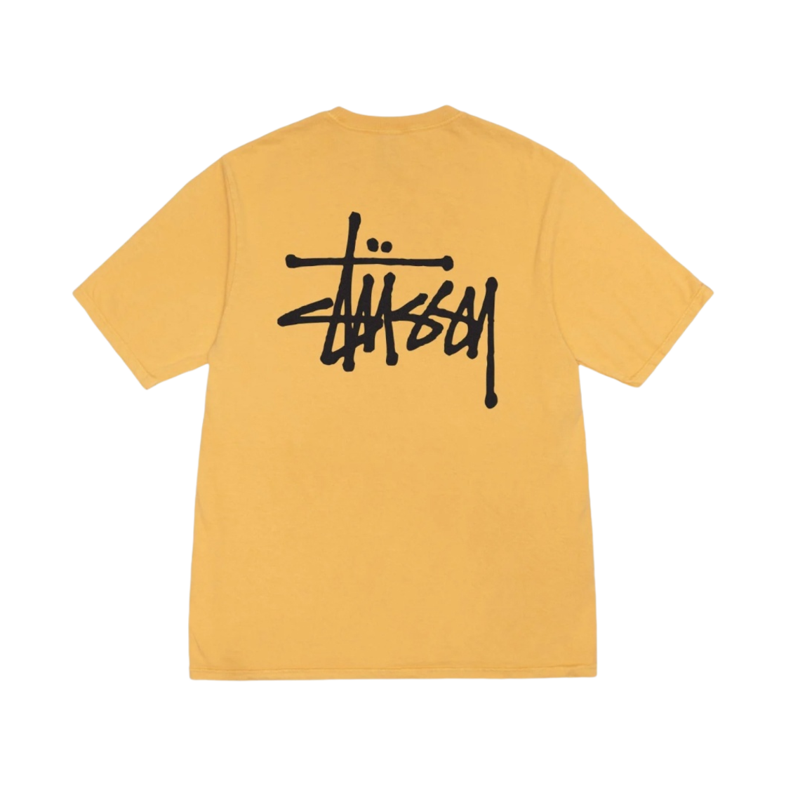 스투시 베이직 스투시 피그먼트 다이드 티셔츠 허니 2023(Stussy Basic Stussy Pigment Dyed T-Shirt Honey 2023)