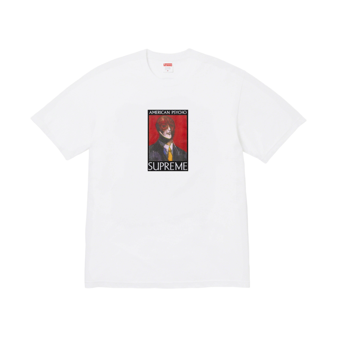 슈프림 아메리칸 사이코 티셔츠 화이트 - 23FW