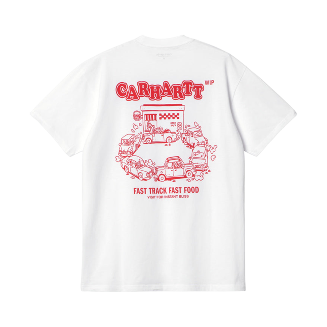 칼하트 WIP 패스츠 푸드 티셔츠 화이트(Carhartt WIP Fast Food T-Shirt White) - 2