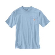 Carhartt Loose Fit Heavyweight Regular Short Sleeve Pocket T-Shirt Fog Blue