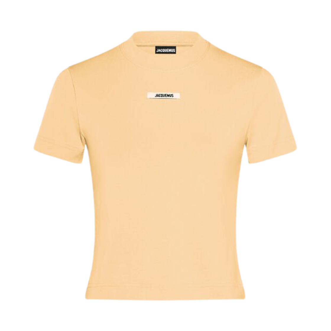 (W) 자크뮈스 르 그로그랭 티셔츠 라이트 베이지((W) Jacquemus Le Gros Grain T-Shirt Light Beige) - 1