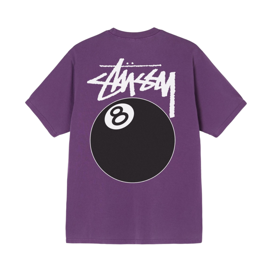 스투시 8볼 피그먼트 다이드 티셔츠 퍼플 - 21FW(Stussy 8 Ball Pigment Dyed T-Shirt Purple - 21FW) - 1