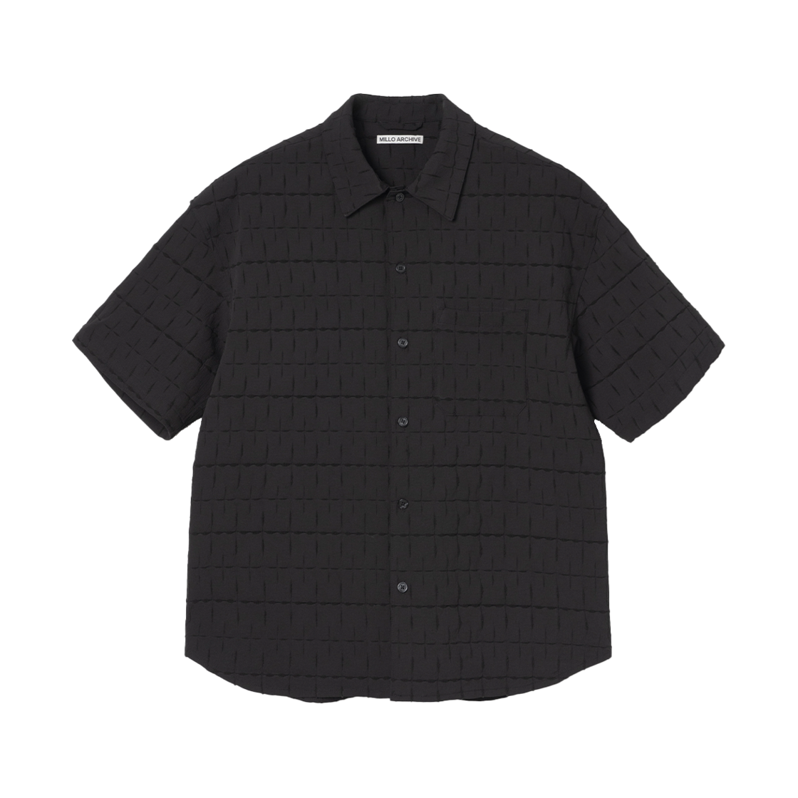 밀로 아카이브 브리즈 크로스 셔츠 블랙