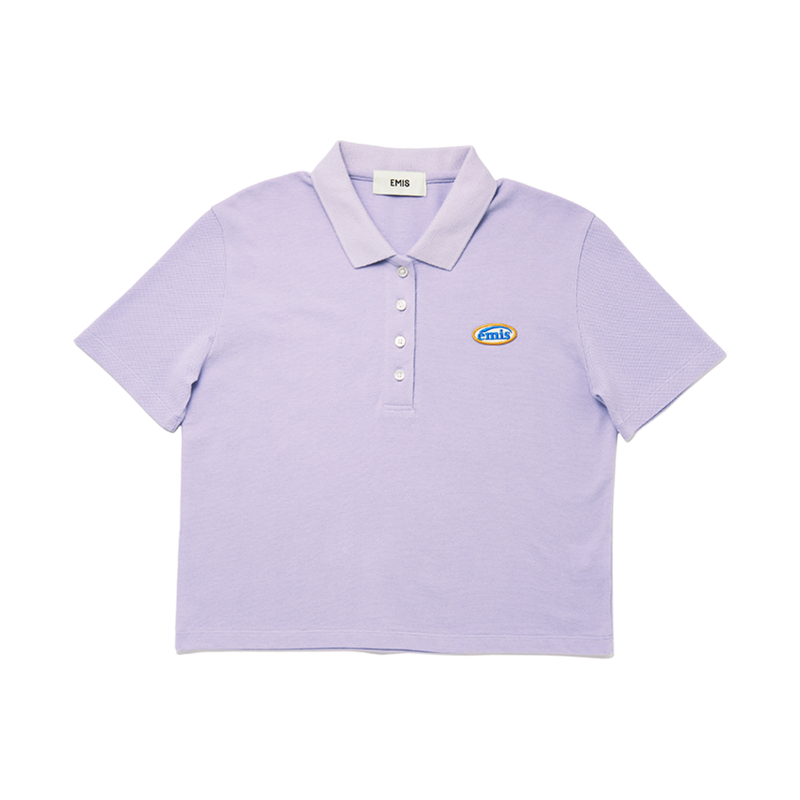 (W) 이미스 와펜 피케 티셔츠 퍼플((W) Emis Wappen Pk T-Shirts Purple) - 1