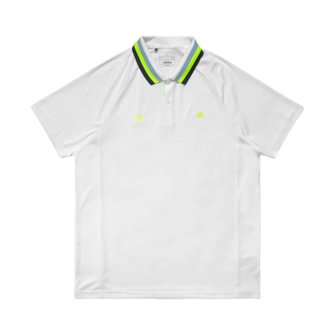 말본 골프 x 아디다스 얼티밋365 투어 히트 RDY 폴로 화이트(Malbon Golf x Adidas Ultimate365 Tour Heat RDY Polo White) - 1