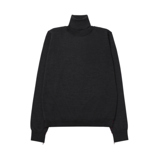 (W) Maison Margiela Work In Progress High-Neck Sweater Grey