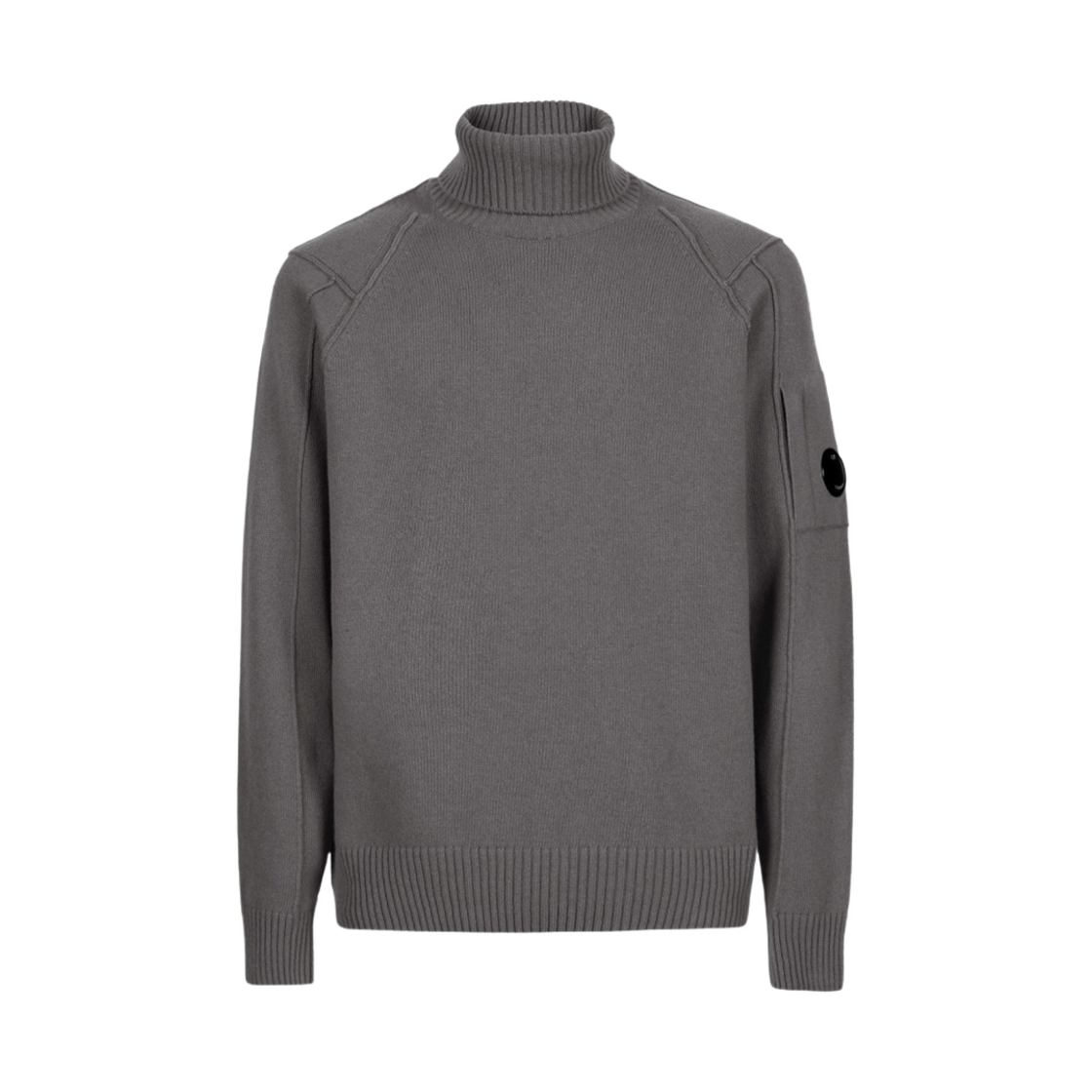 C.P. 컴퍼니 램스울 롤넥 점퍼 멜란지 그레이 - 22FW(C.P. Company Lambswool Roll Neck Jumper Melange Grey - 22FW) - 1
