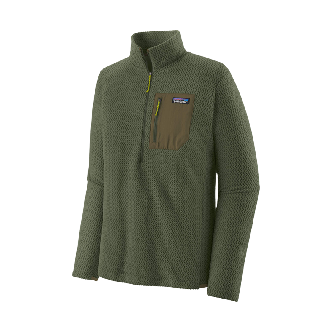 40245 Patagonia R1 Air Zip Neck Torrey Pine Green