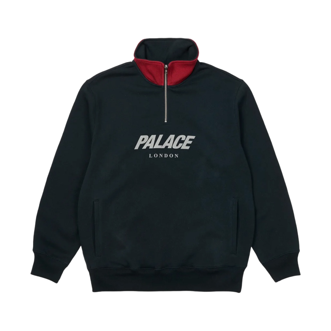 팔라스 립 1/4 집 퍼넬 네이비 - 22FW(Palace Rib 1/4 Zip Funnel Navy - 22FW) - 1