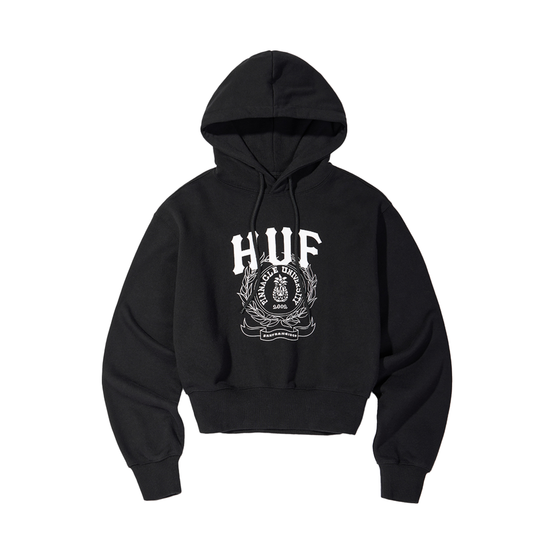 HC3WPHO01BLK HUF X Reddy Pinnacle University Hoodie Women Black