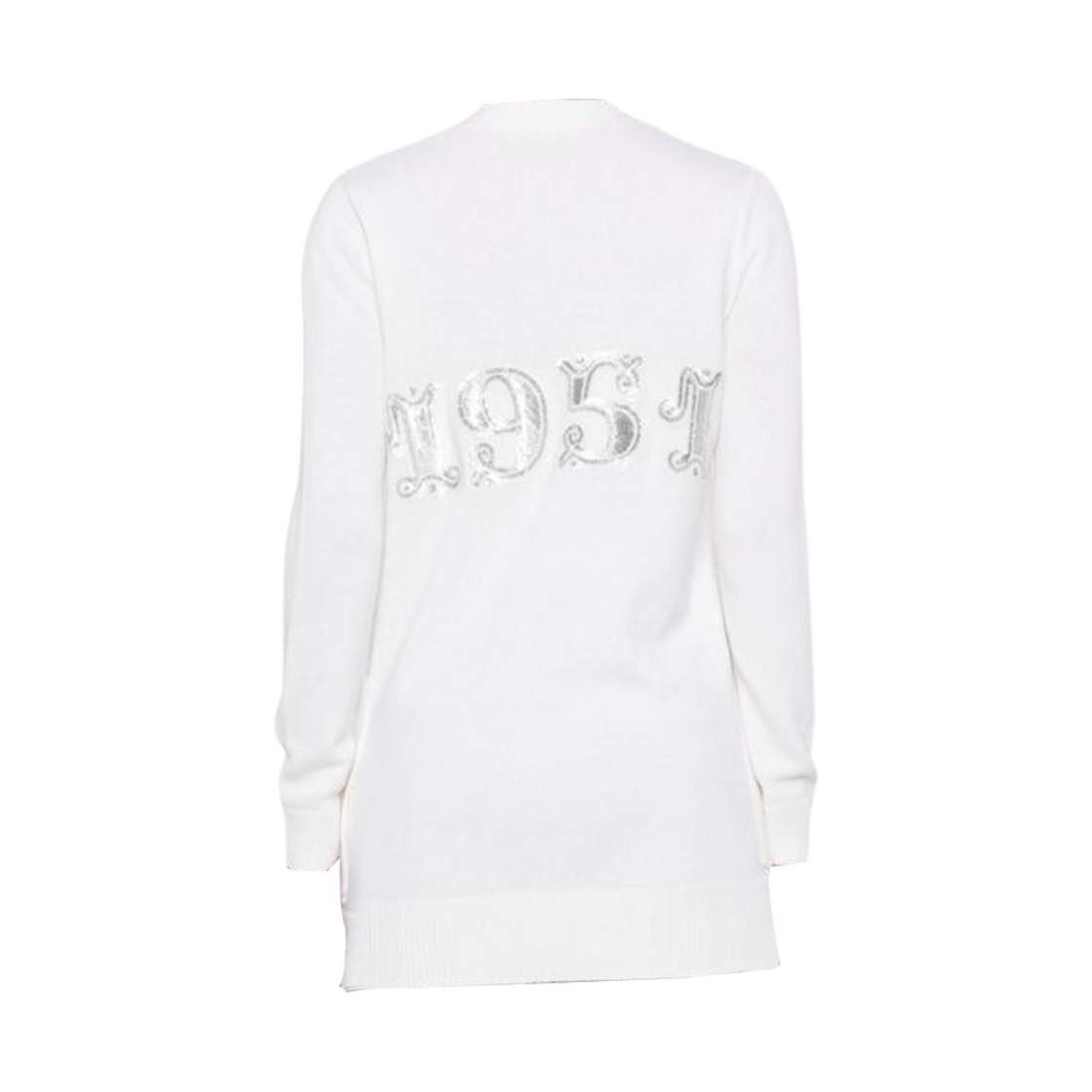 (W) 막스마라 빌라르 울 가디건 화이트((W) Max Mara Villar Wool Cardigan White) - 2