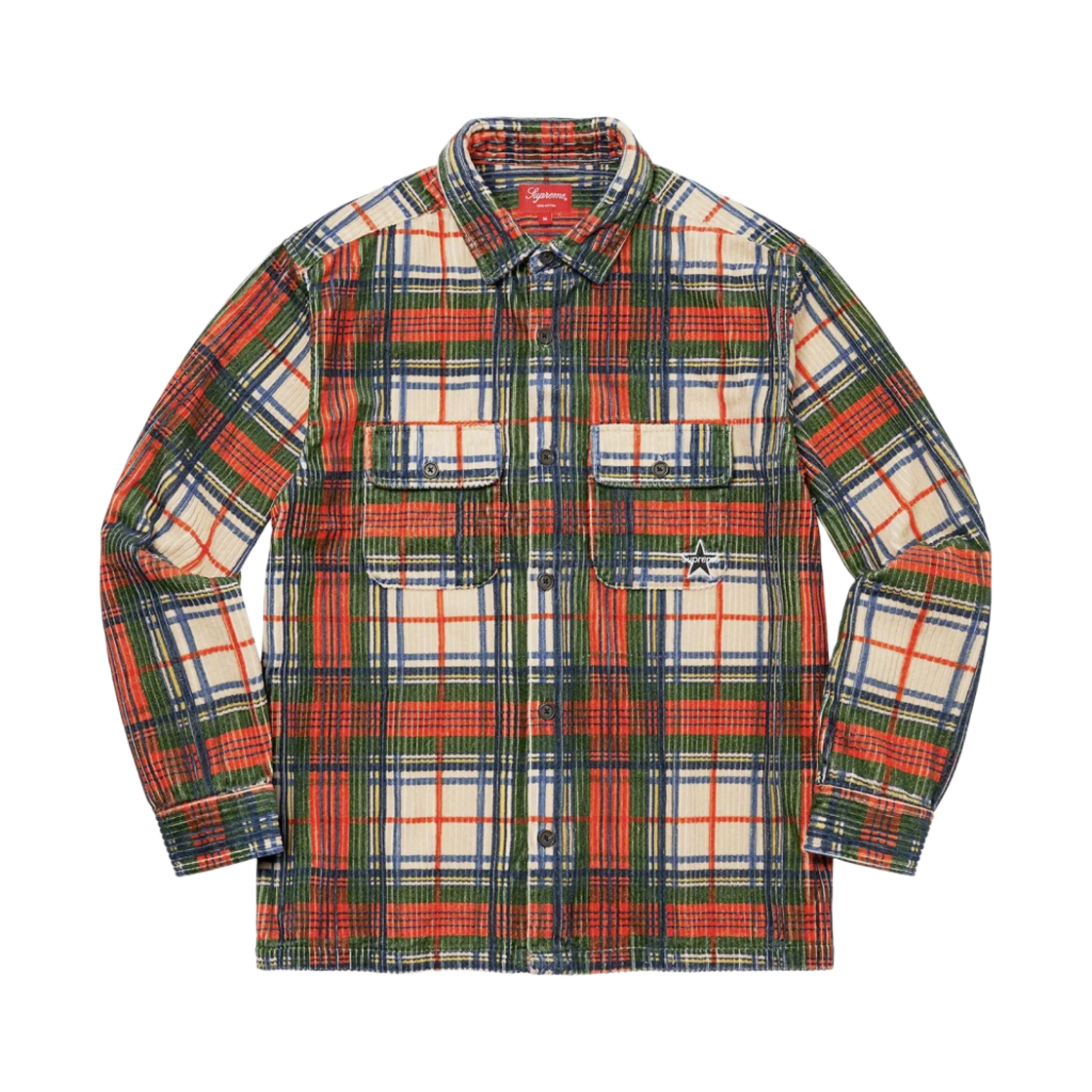 슈프림 코듀로이 셔츠 플래드 - 22SS(Supreme Corduroy Shirt Plaid - 22SS) - 1