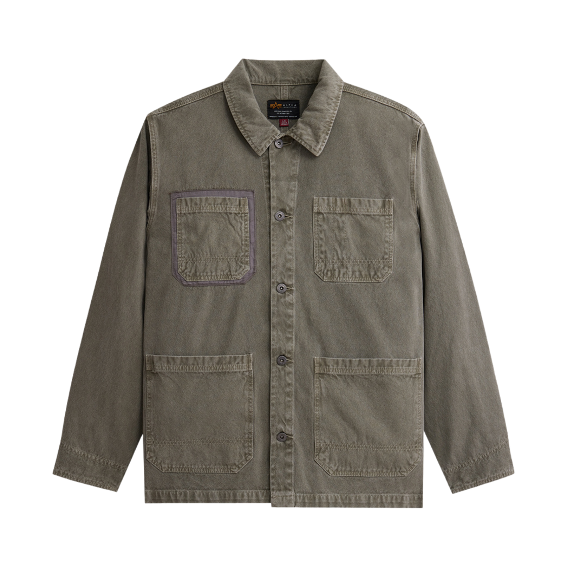 AI25I1000019O1G ALPHA INDUSTRIES Ctn Chore Coat Og-107 Green