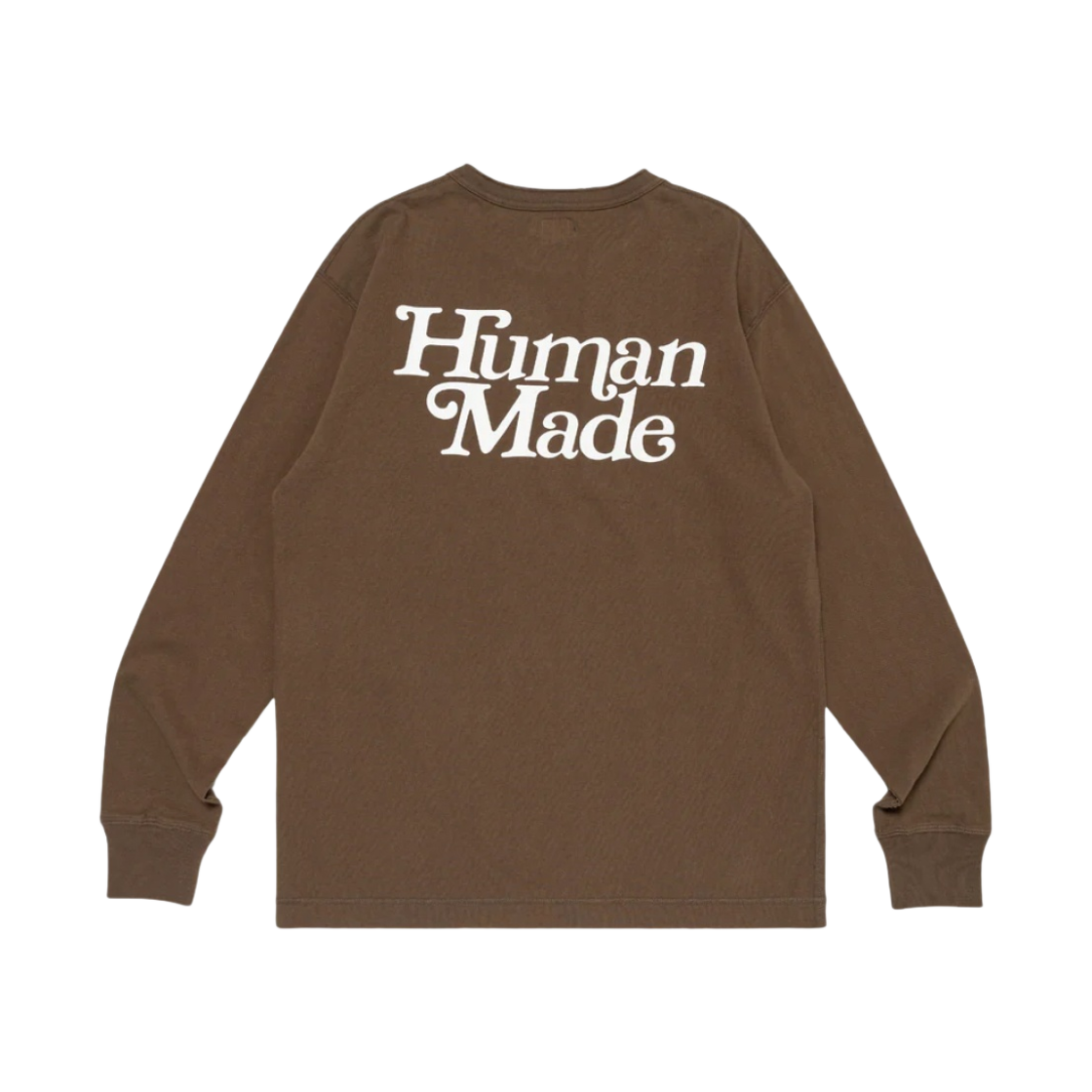 휴먼 메이드 프로토타입 헨리 넥 롱슬리브 티셔츠 브라운 | Human Made