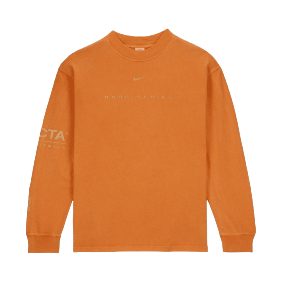 나이키 x 드레이크 녹타 8K 픽스 롱슬리브 모크 오렌지 호라이즌 (FQ6557-818)(Nike x Drake Nocta 8K Peaks Long Sleeve Mock Orange Horizon (FQ6557-818)) - 1