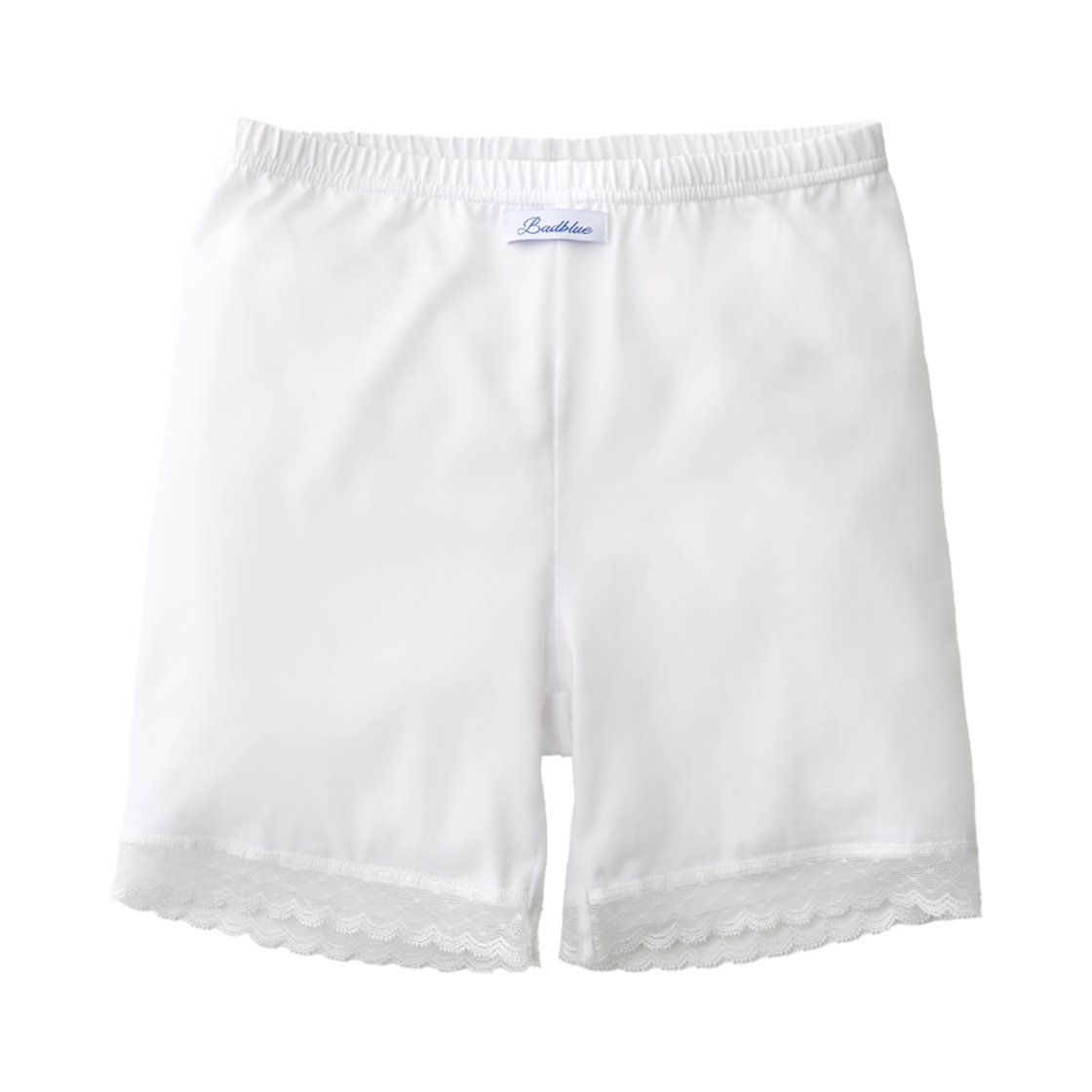 b2562 BadBlue Lace Inner Shorts White