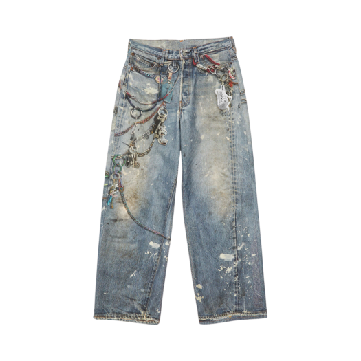 B00374-863 (W) Acne Studios Loose Fit Jeans 1981M Mid Blue