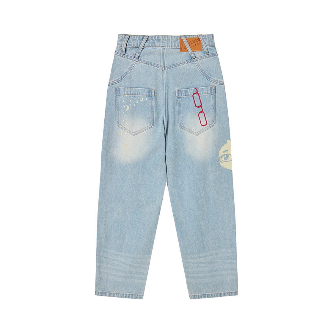 엔와이엑스엑스 x 안경만두 NYGD 데님 팬츠 라이트 블루(NYXX x Glass Dumpling NYGD Denim Pants Light Blue) - 2