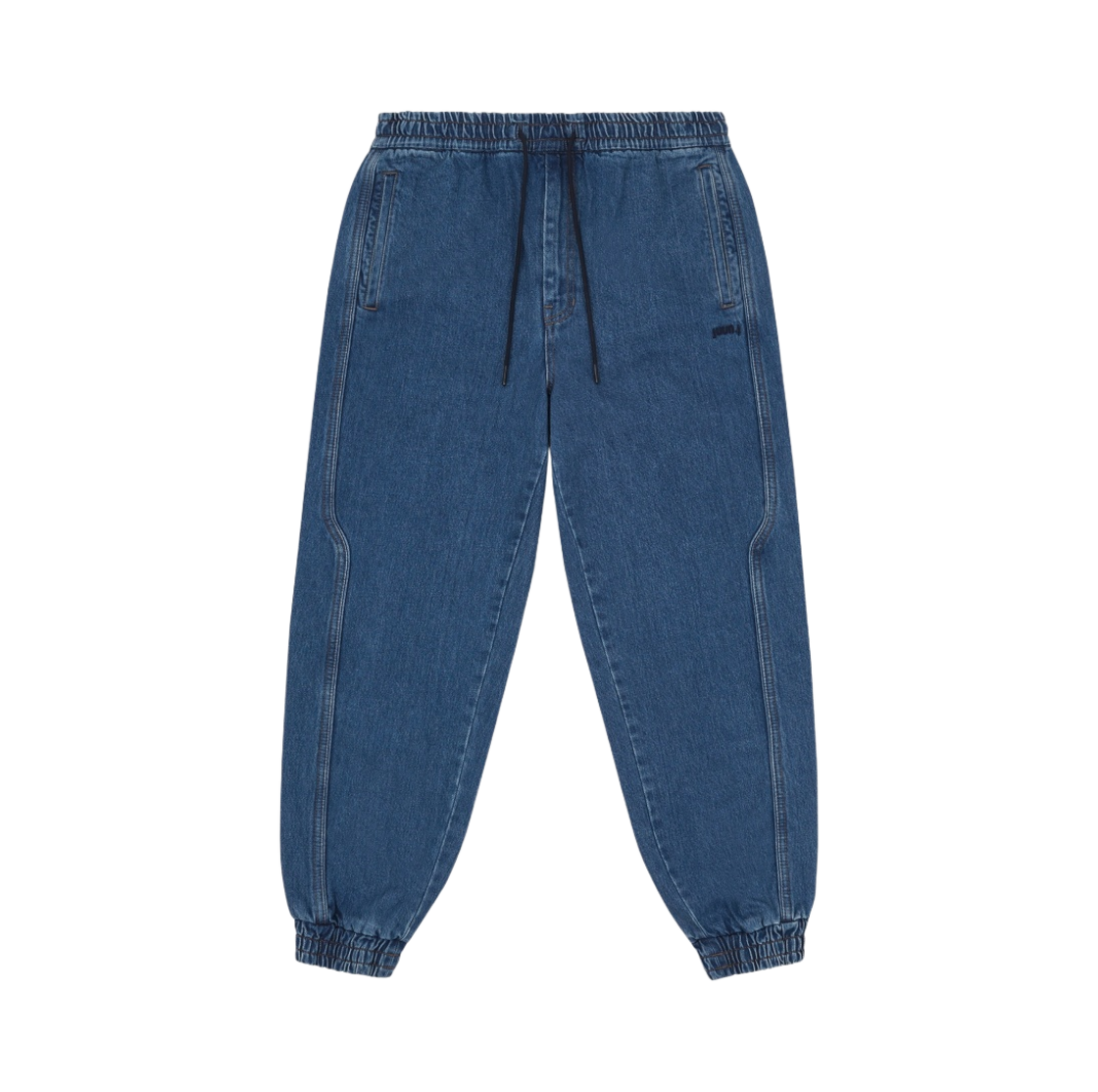 준지 콘 데님 트랙 조거 팬츠 블루(Juun.J Cone Denim Track Jogger Pants Blue)