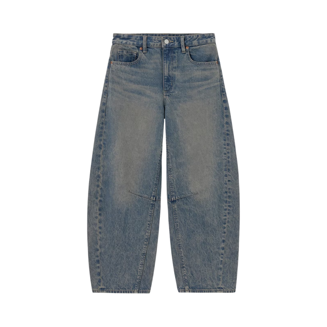 352632-67 (W) GU Barrel Leg Jean B+EC Blue - JP
