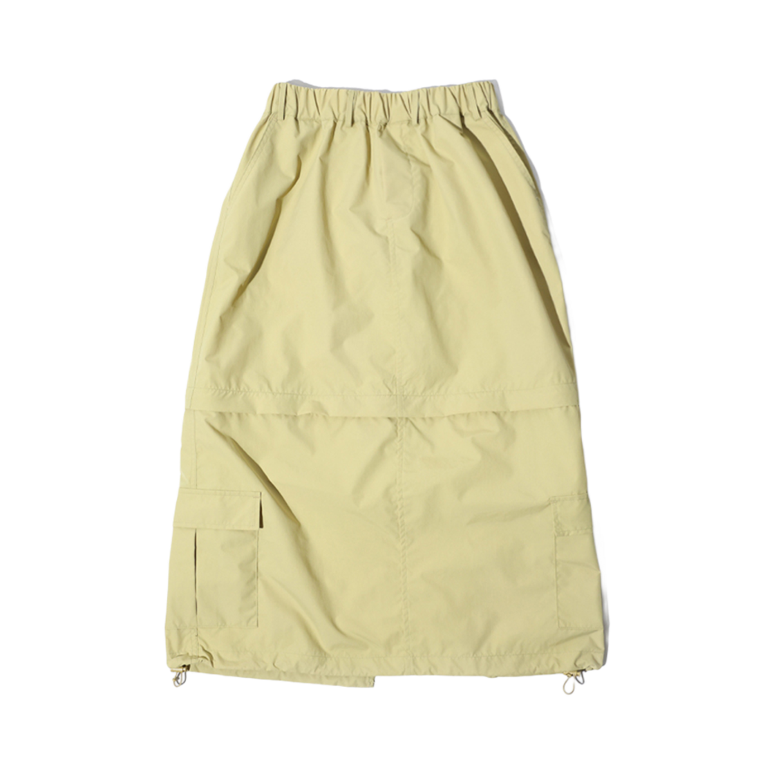 23_SS_BT_00003_YL Saenginstudios Women Saengin 2Way Cargo Skirt Yellow