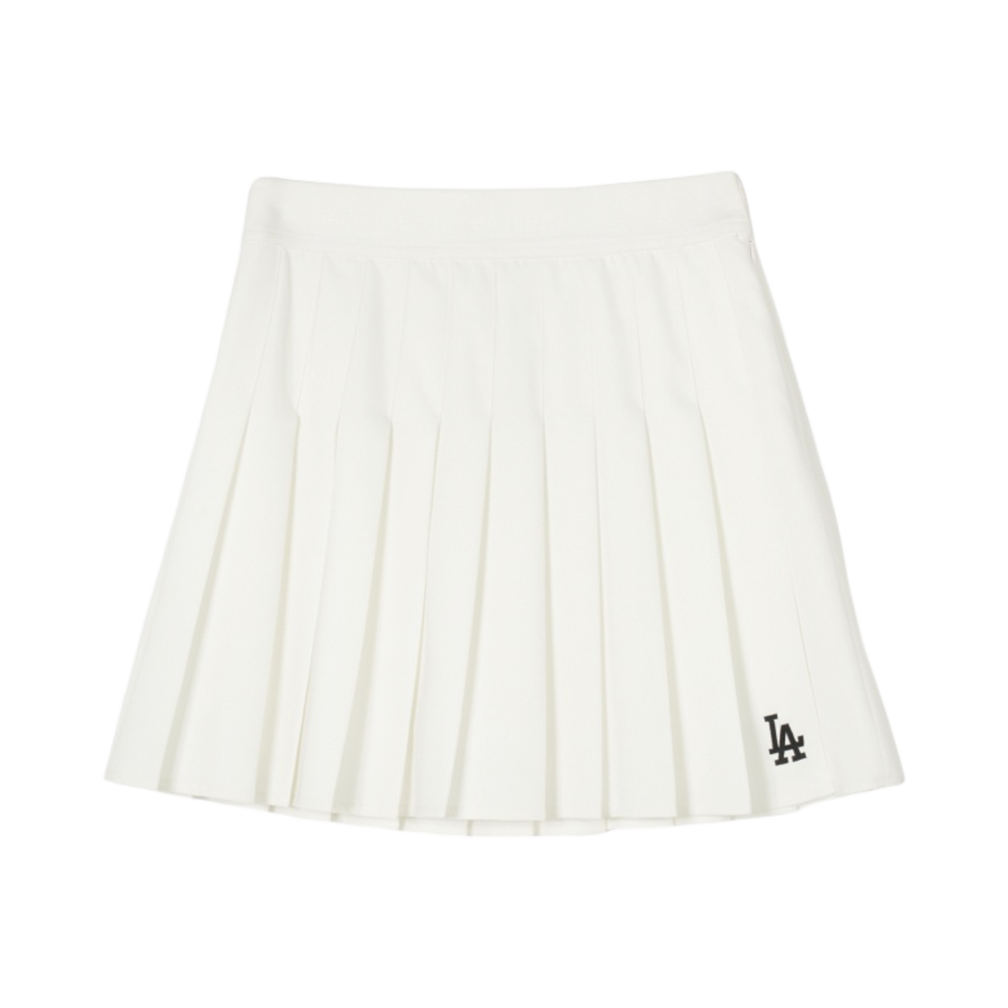 3FSKV0143-07CRS (W) MLB Seoul Series Sportive Varsity Pleated Skirt LA Dodgers Cream