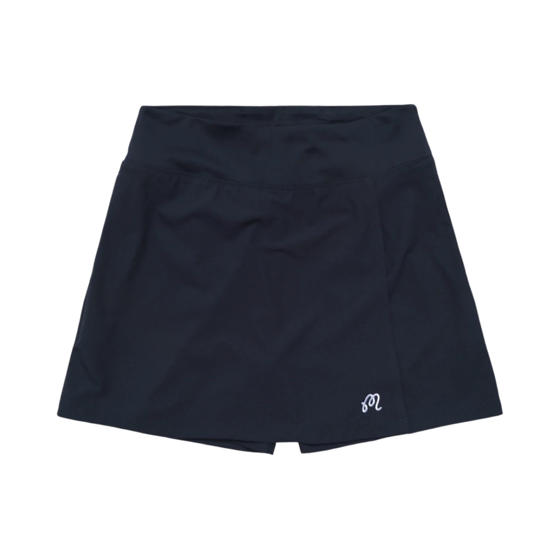 (W) 말본 골프 x 나이키 드라이핏 스커트 옵시디언 블랙((W) Malbon Golf x Nike Dri-Fit Skirt Obsidian Black) - 1