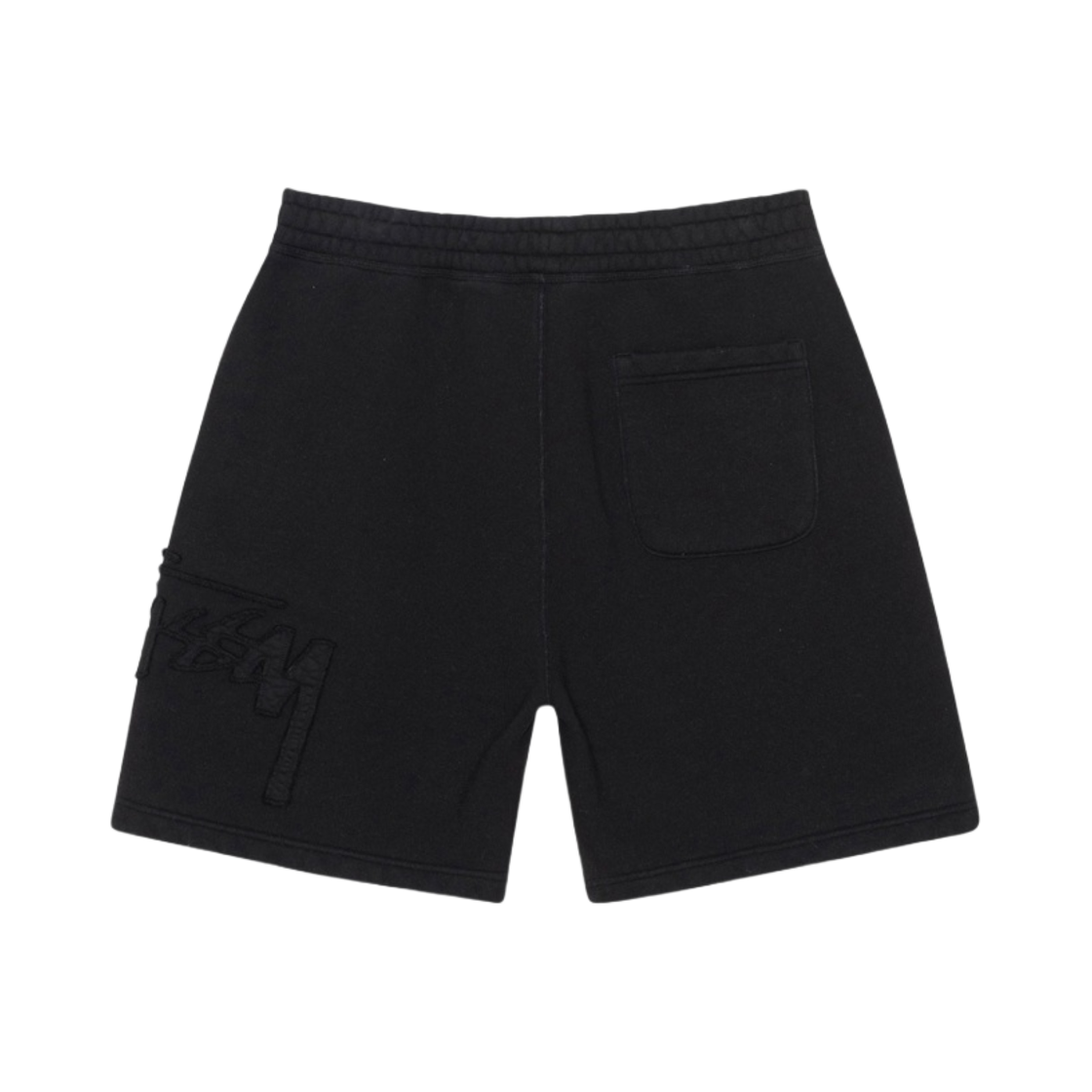 스투시 토날 아플리케 플리스 쇼츠 블랙(Stussy Tonal Applique Fleece Shorts Black) - 2