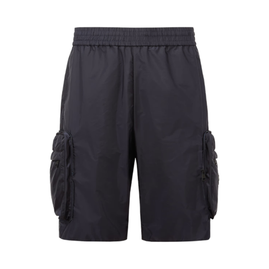 K1-401-2B00001-M5920-778 Moncler x Mercedes-Benz By Nigo Packable Bermuda Shorts Navy Blue - 25SS