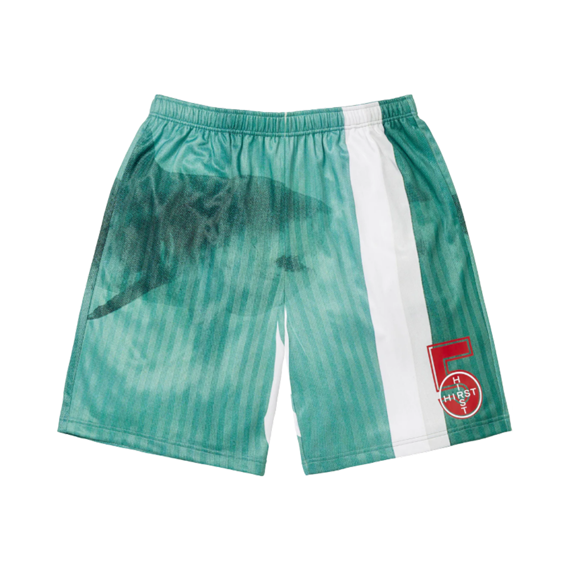 - Supreme x Damien Hirst Soccer Shorts White - 25SS