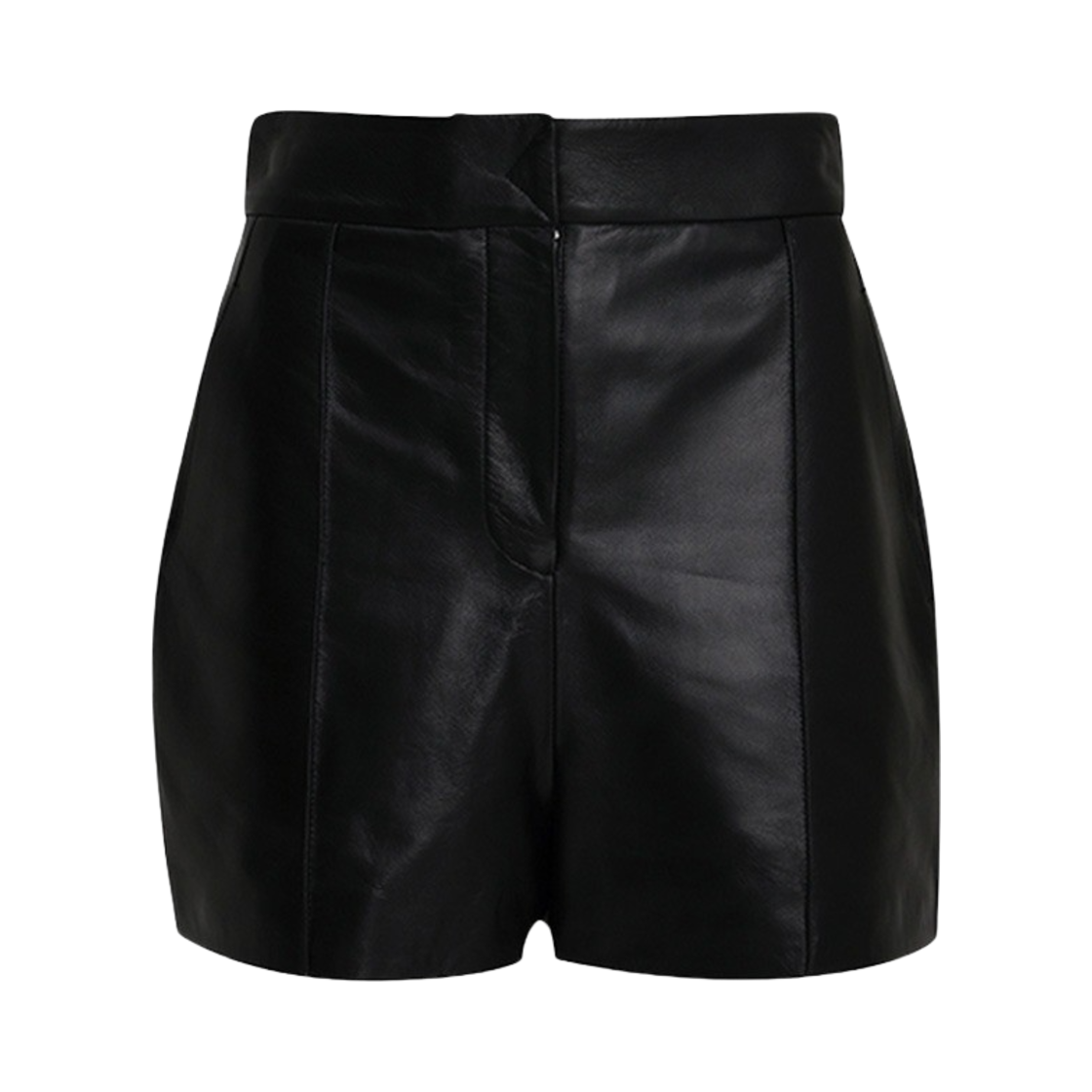 Leha 여성 바스티앙 램레더 반바지 블랙(Leha Women Bastien Lamb Leather Shorts Black)