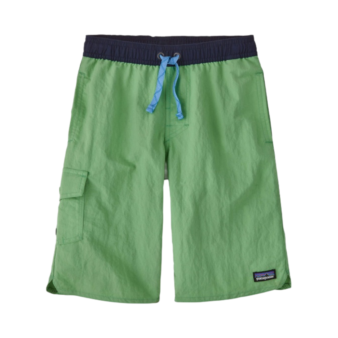 (키즈) 파타고니아 배기스 보드쇼츠 9인치 라인드 블룸 그린((Kids) Patagonia Baggies Boardshorts 9 Inch Lined Bloom Green) - 1