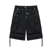 Thevinylhouse Western Cargo Shorts Black