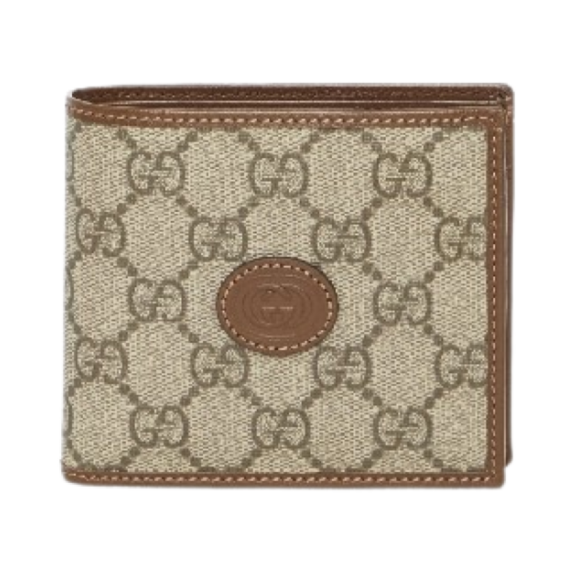 구찌 인터로킹 G 반지갑 베이지 에보니(Gucci Interlocking G Bi-Fold Wallet Beige Ebony) - 1