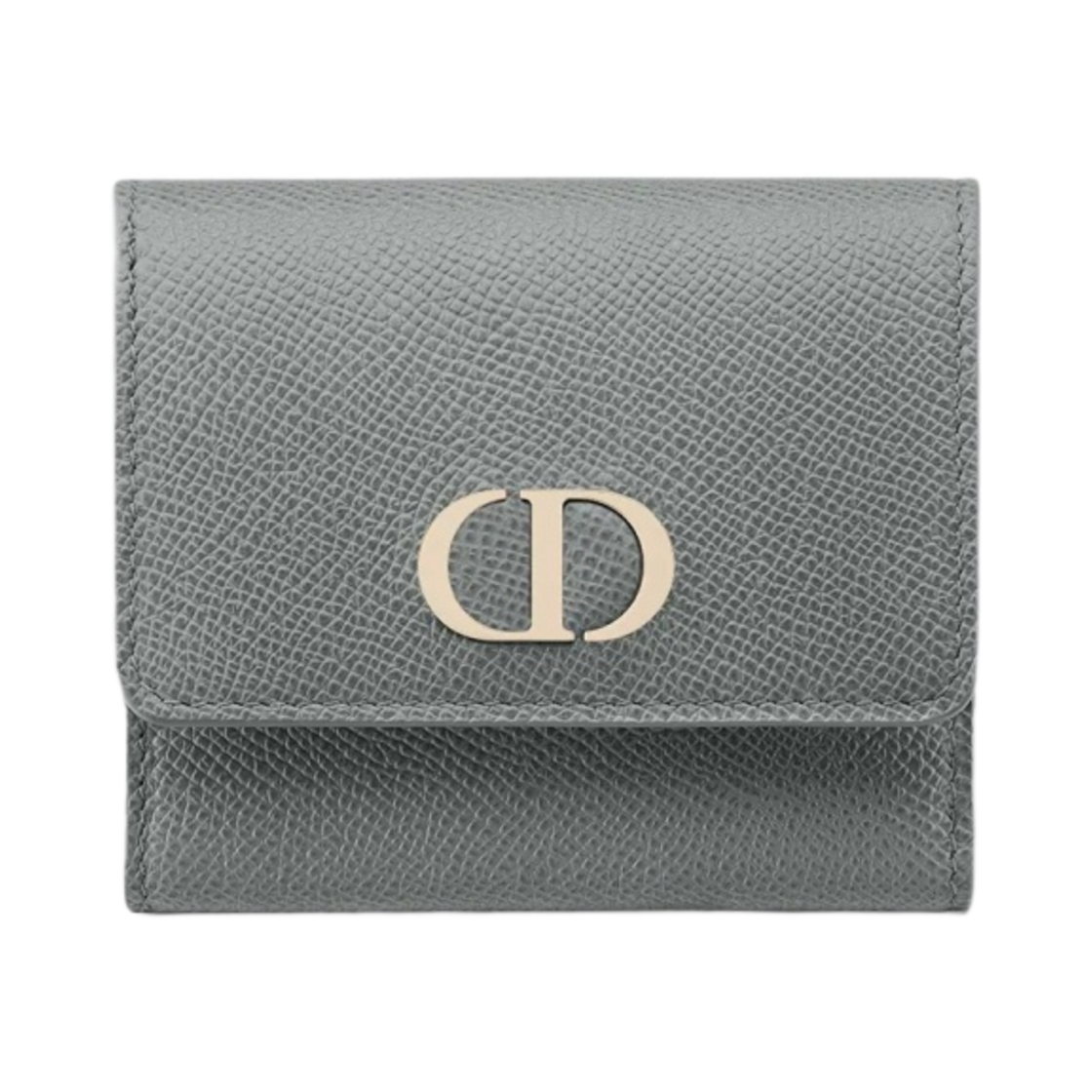 디올 30 몽테인 로터스 지갑 그레인드 카프스킨 그레이(Dior 30 Montaigne Lotus Wallet Grained Calfskin Grey) - 1