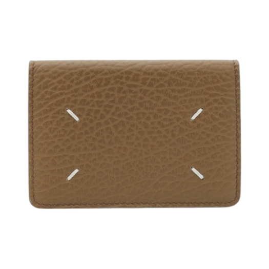 Maison Margiela Folded Card Holder Brown
