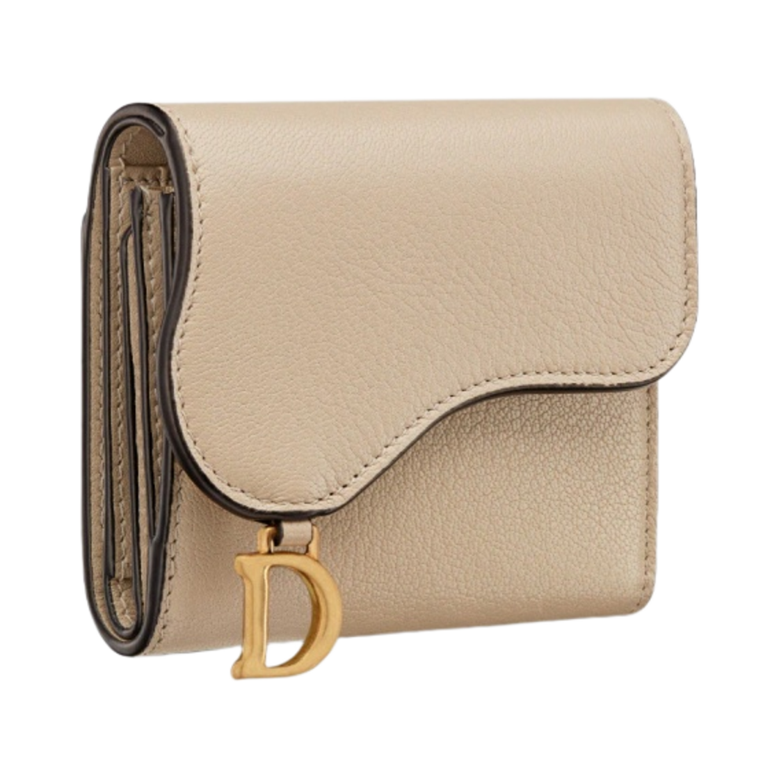 디올 새들 로터스 지갑 고트스킨 샌드(Dior Saddle Lotus Wallet Goatskin Sand) - 2