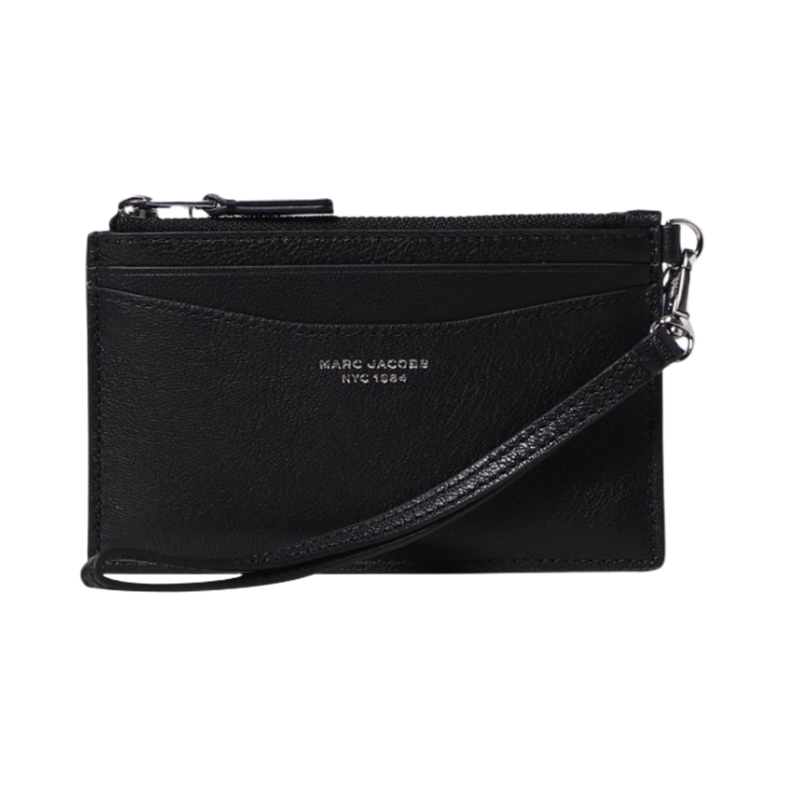 S176L03FA22-001 Marc Jacobs The Slim 84 Top Zip Wristlet Black