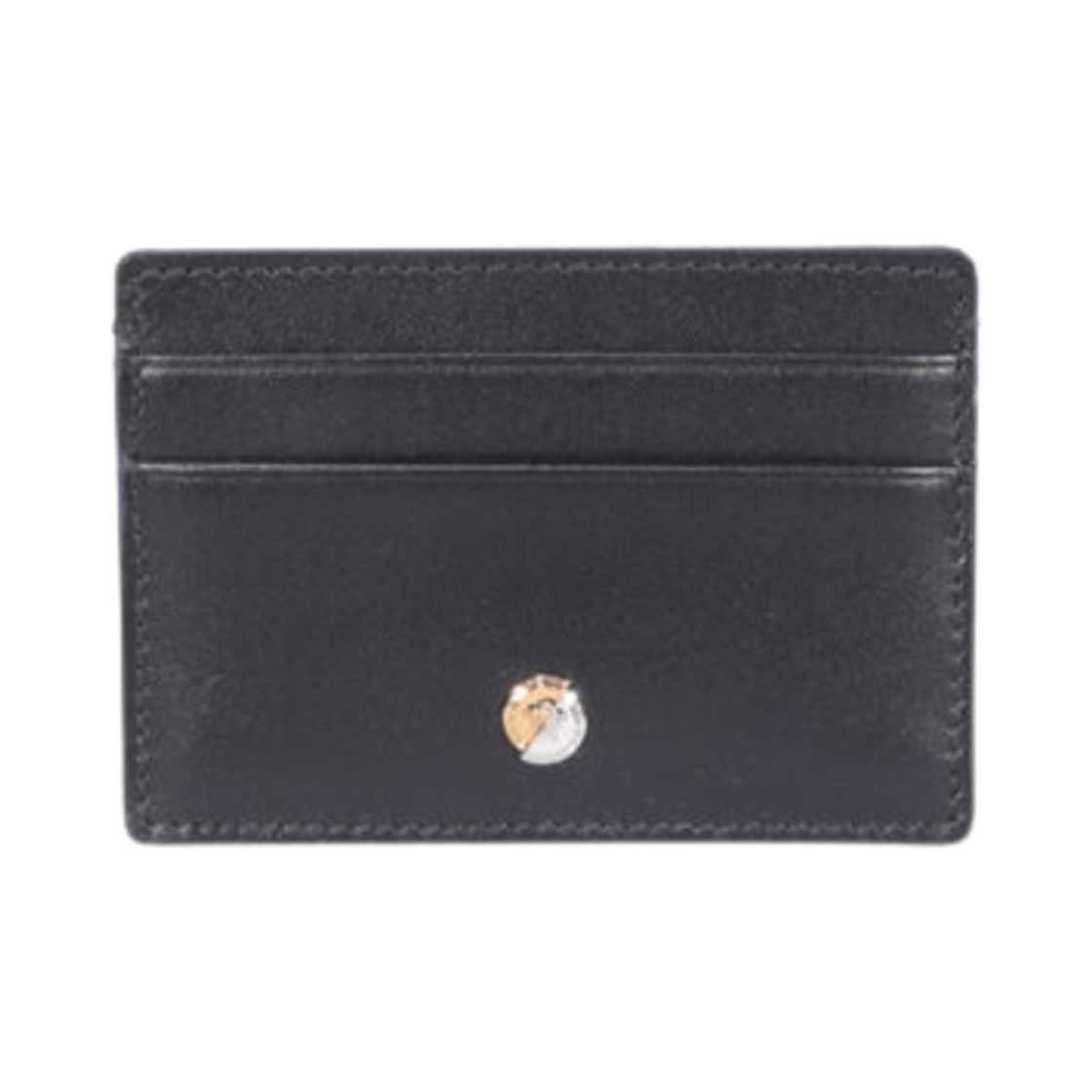 DPN2467-DVT77-D41VP Versace Medusa Leather Card Holder Black