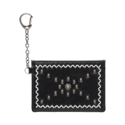 Le Masque Mono Western Slim Keyring Card Wallet Black