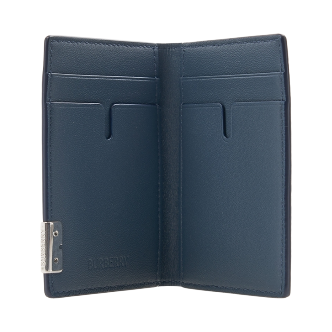 버버리 B 컷 폴딩 카드 케이스 레이크 네이비(Burberry B Cut Folding Card Case Lake Navy) - 2