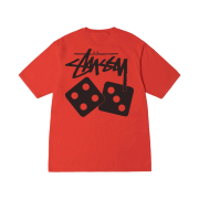 Stussy Dice Pigment Dyed T-Shirt Tomato 2023