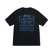 Stussy x Our Legacy Frame Pigment Dyed T-Shirt Black