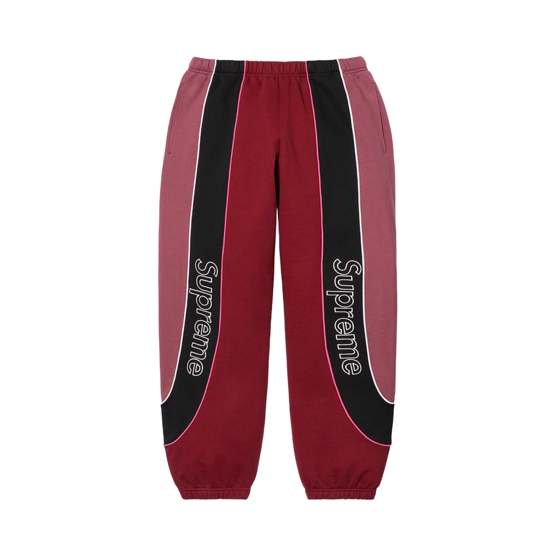 슈프림 트랙 패널드 스웨트팬츠 카디널 - 21FW(Supreme Track Paneled Sweatpants Cardinal - 21FW) - 1