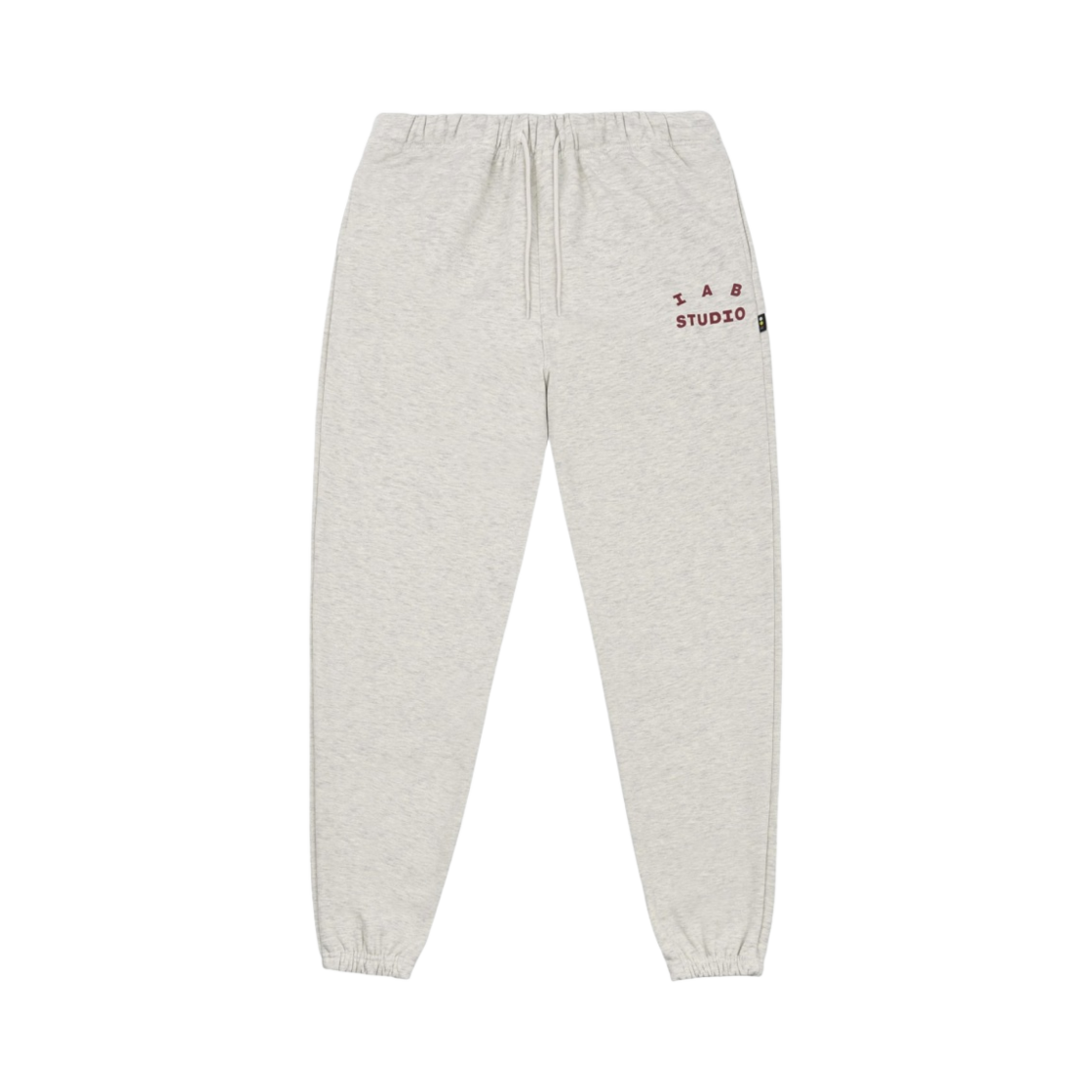 아이앱 스튜디오 스웨트팬츠 오트밀 버건디 - 22SS(IAB Studio Sweatpants Oatmeal Burgundy - 22SS)