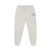 IAB Studio Sweatpants Oatmeal Burgundy - 22SS