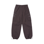 (W) Mischief Drawstring Pants Purple Brown