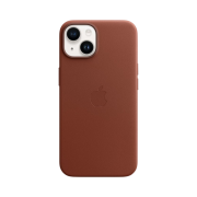 Apple iPhone 14 Leather Case with MagSafe Umber