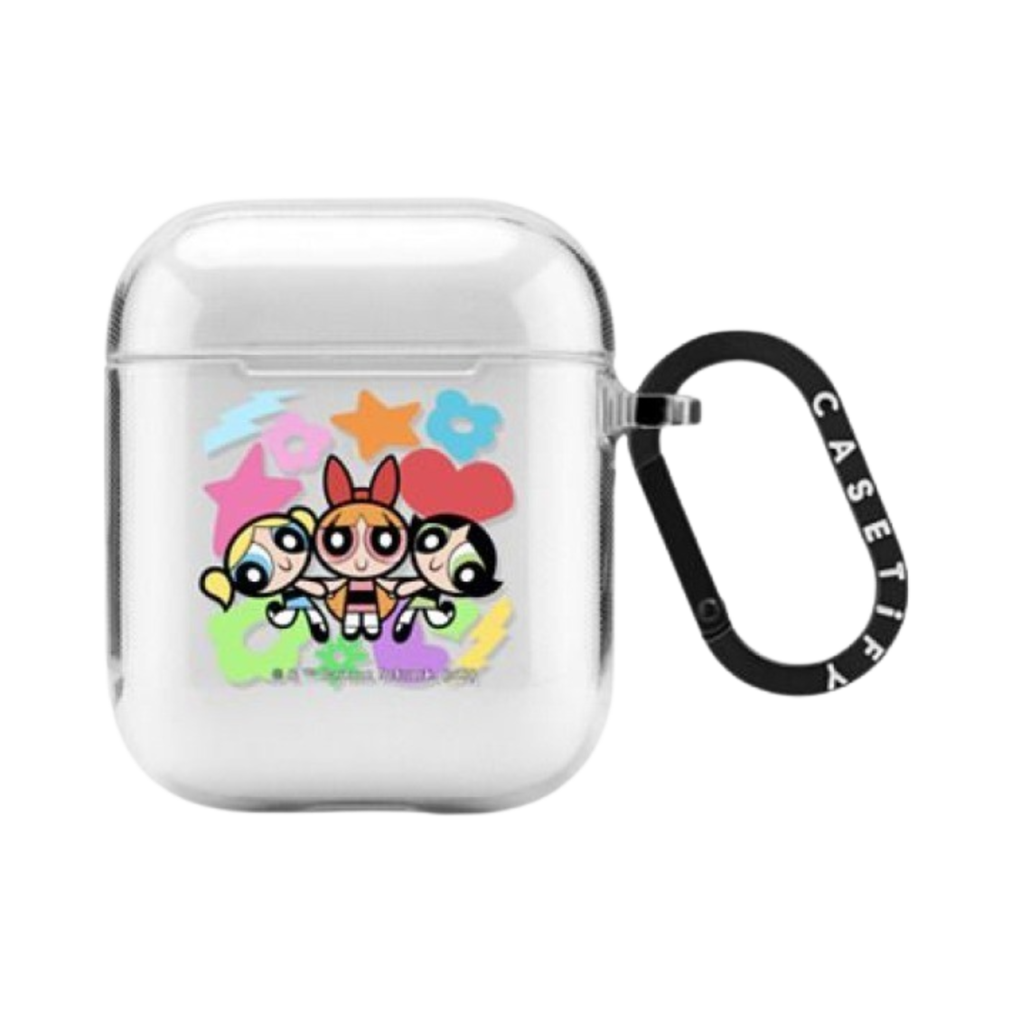 케이스티파이 x 파워퍼프걸 아이콘 에어팟 2세대 에센셜 케이스 클리어(Casetify x The Powerpuff Girls Icons AirPods 2nd Gen Essential Case Clear) - 1